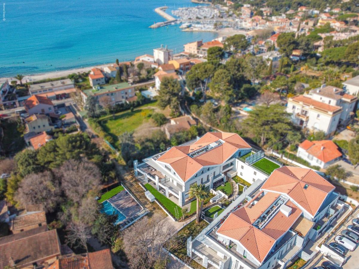 T4 Neuf - Jardin-Terrasse Et Piscine - Acces Direct Plages Et Centre Village - App C 12 Сен-Сир-сюр-Мер Экстерьер фото
